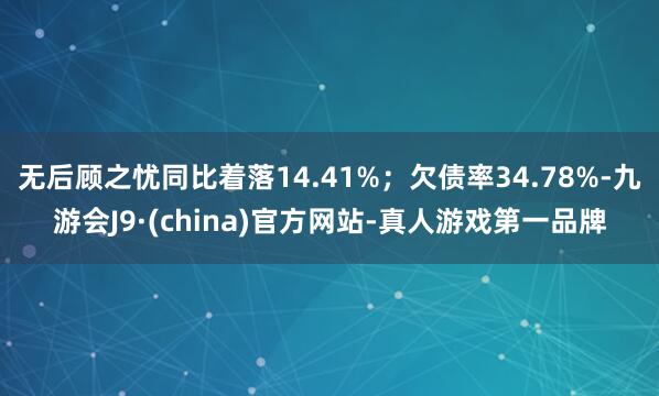 無后顧之憂同比著落14.41%；欠債率34.78%-九游會J9·(china)官方網站-真人游戲第一品牌