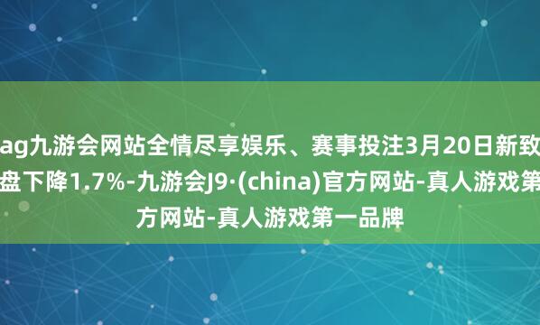 ag九游會(huì)網(wǎng)站全情盡享娛樂(lè)、賽事投注3月20日新致轉(zhuǎn)債收盤下降1.7%-九游會(huì)J9·(china)官方網(wǎng)站-真人游戲第一品牌